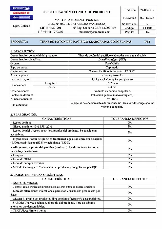 Ficha técnica