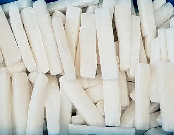 Tiras de Potón congeladas